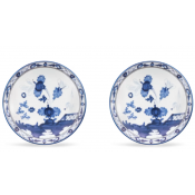 Ginori Oriente Italiano Indaco Mini Plates - Set 2
